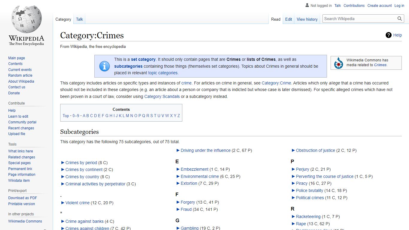 Category:Crimes - Wikipedia